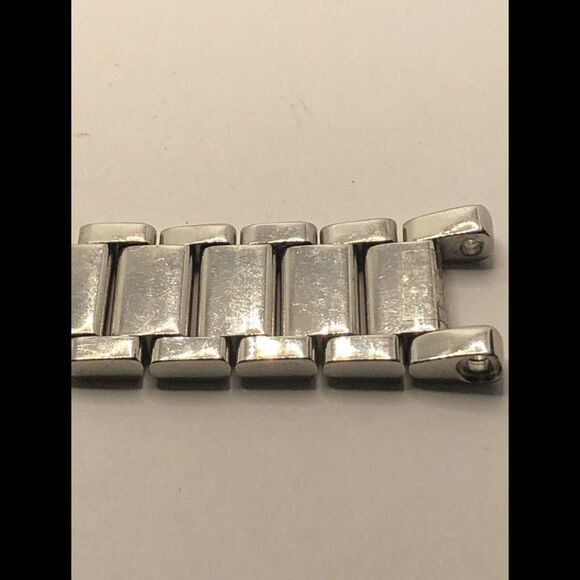 Michael Kors Watch Parts Partial Band Links No Clasp Silver Tone 18mm FK33 - Picture 5 of 9